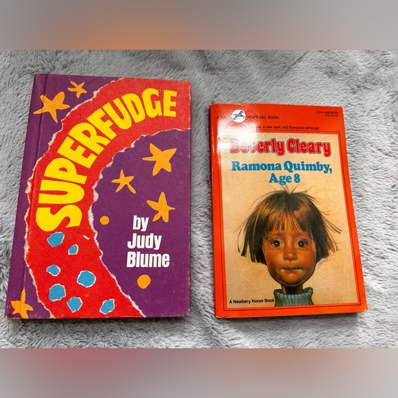 Superfudge First Edition and Ramona Quimby, Age 8 Second edition Book Set - Picture 1 of 3